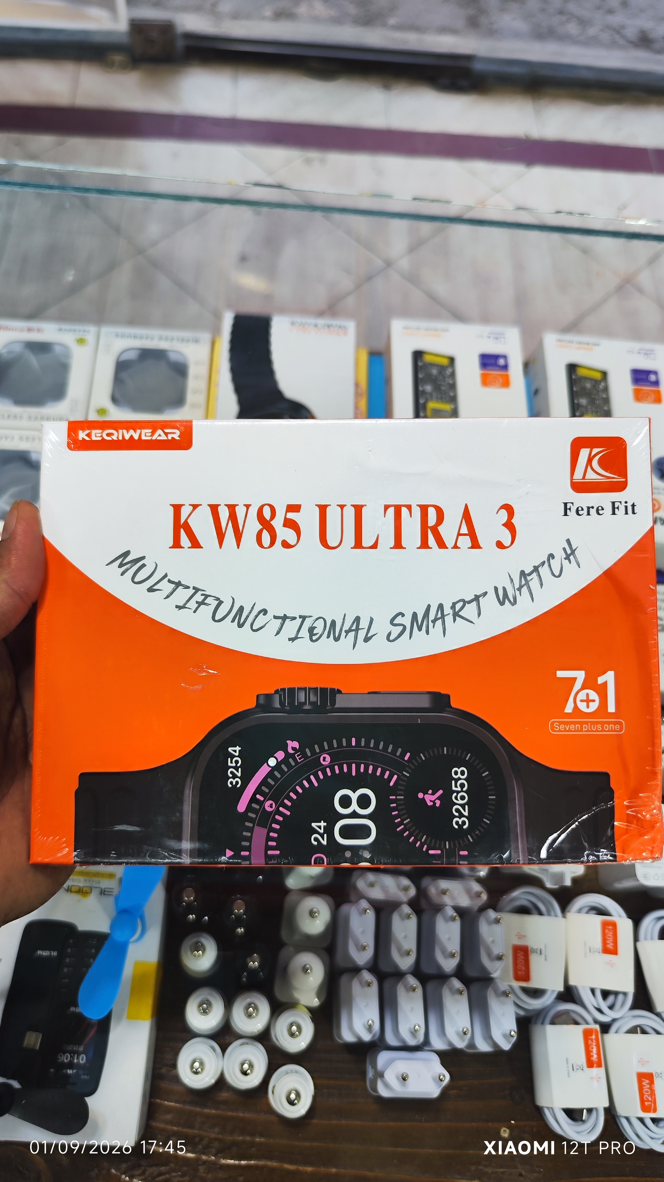 ساعت هوشمند مدل kw85 ultra 3